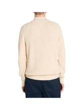 TIMBERLAND Maglione Timberland Testurizzato con Zip a un Quarto Williams River da Uomo in beige Beige